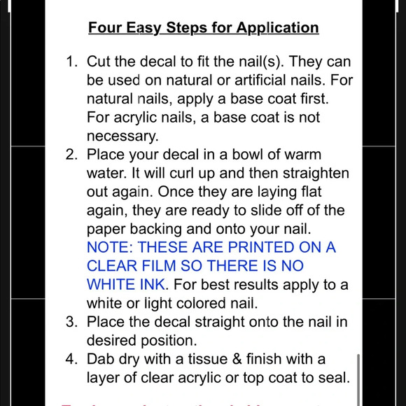 💌BO/GO$6 Beetlejuice Halloween water Transfer Nail Decals (set 1) - Picture 4 of 4